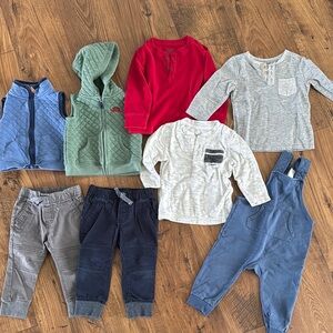 Bundle of 18 month boys clothes, Carters, H&M, Cat&Jack